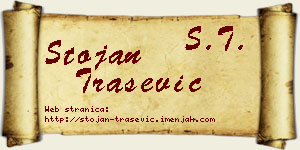 Stojan Trašević vizit kartica